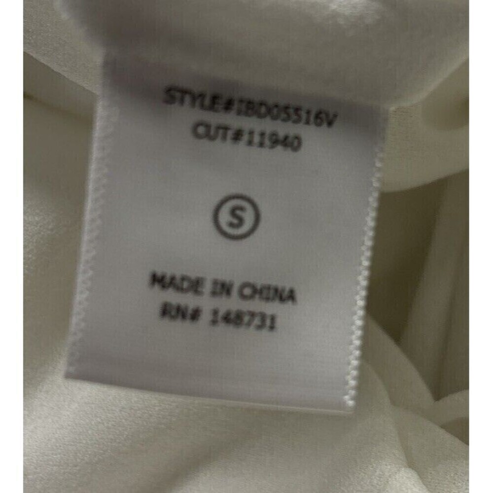 Measure One Shoulder Satin Midi Dress in White Womens Sz Small - Picture 9 of 9
